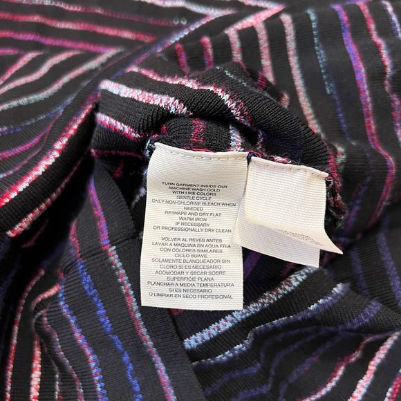 RACHEL Rachel Roy Women's Sleeveless Cutout Stripe Midi Dress Size XL - Picture 10 of 12